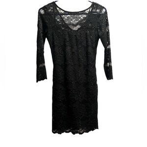 Jump Girl Black Sequin Mini Dress